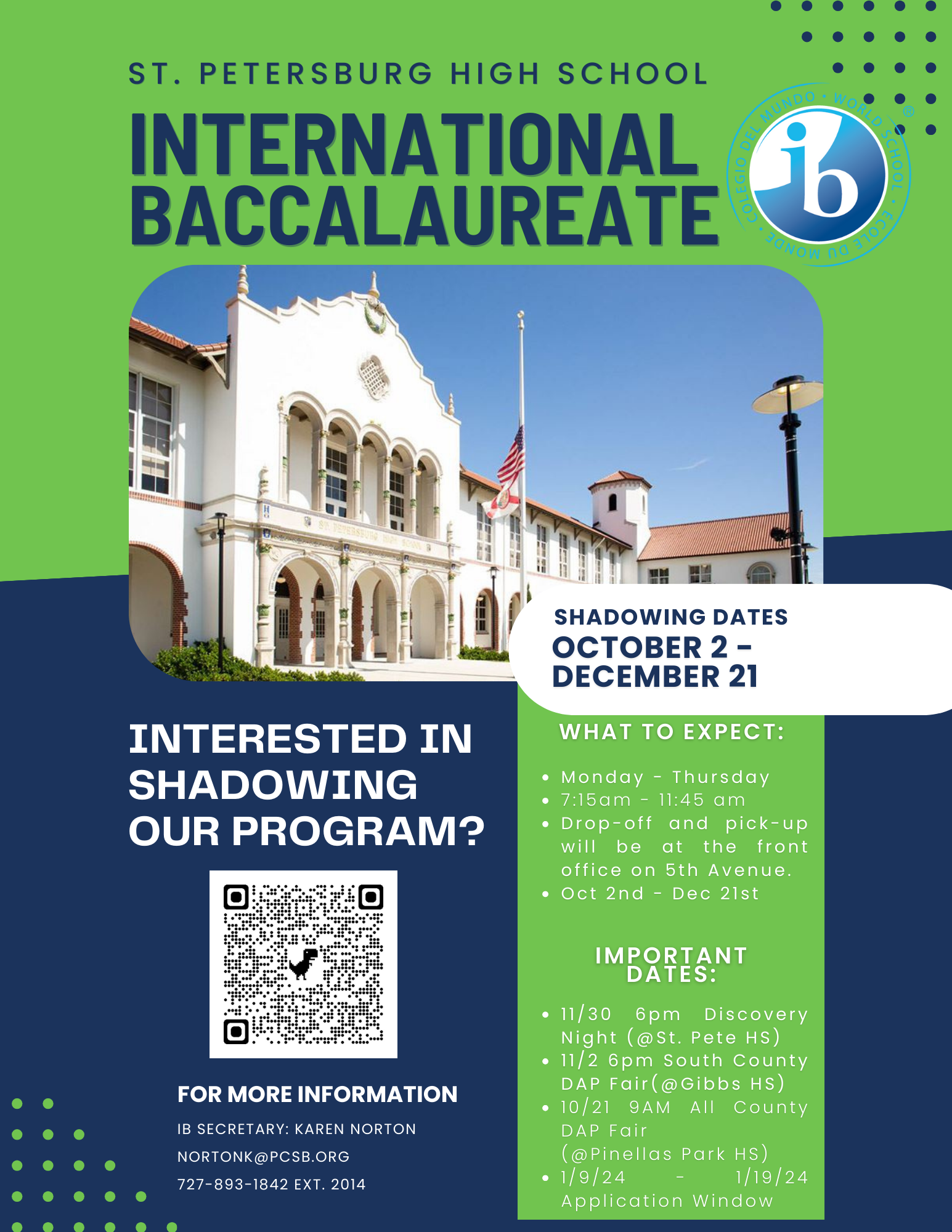 IB Shadow at SPHS